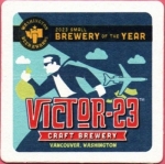 beer coaster from Vintage Bistro Brewing Co. ( WA-VICT-6 )