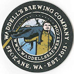 beer coaster from Walking Man Brewing Co. ( WA-WADD-1 )