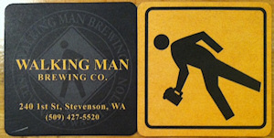 beer coaster from Walla Walla Brewing Co. ( WA-WALK-1 )