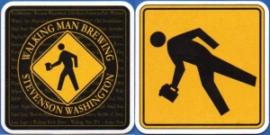 beer coaster from Walla Walla Brewing Co. ( WA-WALK-5 )