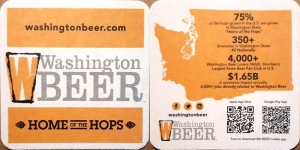 beer coaster from Washington Brewing Co. ( WA-WASH-2 )