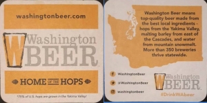 beer coaster from Washington Brewing Co. ( WA-WASH-3 )