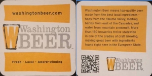 beer coaster from Washington Brewing Co. ( WA-WASH-4 )