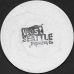 beer coaster from West Seattle Brewing Company ( WA-WESS-1 )