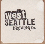 beer coaster from West Seattle Brewing Company ( WA-WESS-2 )