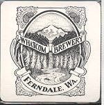 beer coaster from Whidbey Island Brewing Co ( WA-WHAT-1 )