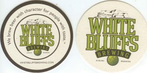 beer coaster from Whitewall Brewing Co.  ( WA-WHT-3 )