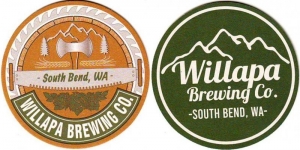 beer coaster from Wind River Brewing Company ( WA-WILL-1 )