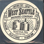 beer coaster from Western Red Brewing ( WA-WSEA-1 )