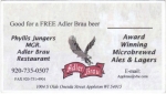 beer business card and similar from Aqualand Ale House ( WI-APPL-BIZ-7 )