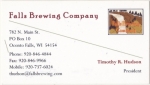 beer business card and similar from Farmers Brewing Co. ( WI-FALL-BIZ-1 )