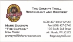 beer business card and similar from Gutsch Brewing (Products) Co. ( WI-GRUM-BIZ-3 )