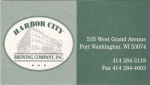 beer business card and similar from Harold C. Johnson Brewing Co. ( WI-HARC-BIZ-4 )