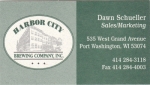 beer business card and similar from Harold C. Johnson Brewing Co. ( WI-HARC-BIZ-5 )