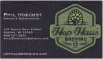 beer business card and similar from Hop Yard Ale Works ( WI-HOPH-BIZ-1 )