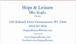 beer business card and similar from Hops Haven Brew Haus ( WI-HOPL-BIZ-1 )