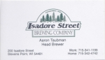 beer business card and similar from J. K. Silver Brewing Co ( WI-ISAD-BIZ-3 )