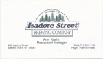 beer business card and similar from J. K. Silver Brewing Co ( WI-ISAD-BIZ-4 )