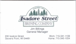 beer business card and similar from J. K. Silver Brewing Co ( WI-ISAD-BIZ-5 )