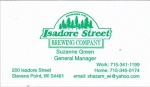 beer business card and similar from J. K. Silver Brewing Co ( WI-ISAD-BIZ-9 )