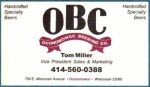 beer business card and similar from Oconomowoc Brewing Co. ( WI-OCOO-BIZ-3 )