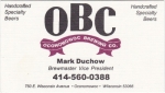 beer business card and similar from Oconomowoc Brewing Co. ( WI-OCOO-BIZ-6 )