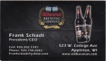 beer business card and similar from Old Germantown Farmstead Brewery ( WI-OLDB-BIZ-2 )