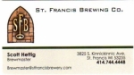 beer business card and similar from Saint Germain Brewing Co. ( WI-STFR-BIZ-2 )