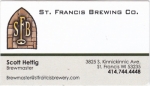 beer business card and similar from Saint Germain Brewing Co. ( WI-STFR-BIZ-5 )