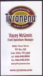 beer business card and similar from Unassigned Wisconsin ( WI-TYRA-BIZ-1 )