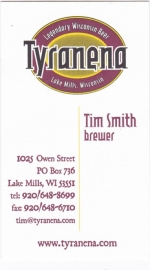 beer business card and similar from Unassigned Wisconsin ( WI-TYRA-BIZ-2 )