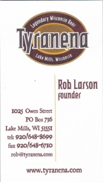 beer business card and similar from Unassigned Wisconsin ( WI-TYRA-BIZ-3 )