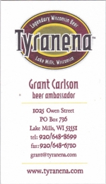 beer business card and similar from Unassigned Wisconsin ( WI-TYRA-BIZ-6 )