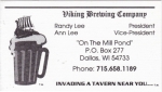 beer business card and similar from Vintage Brewing Co ( WI-VIKI-BIZ-5 )