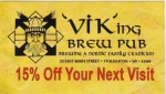 beer business card and similar from Viking Brewing Co ( WI-VIKN-BIZ-2 )