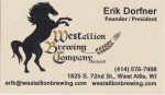 beer business card and similar from Whitewater Brewing Co. ( WI-WESA-BIZ-1 )