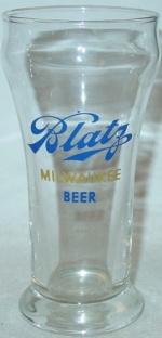 beer glassware from Bleser (Schreihart) Brewing Co. ( WI-BLA-GLS-5 )