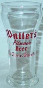 beer glassware from Walter Bros. Brewing Co. ( WI-WALE-GLS-1 )