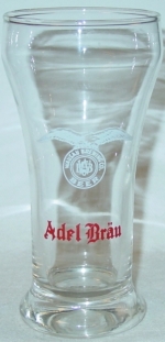 beer glassware from Weber (G. Weber) Brewing Co. ( WI-WAU-GLS-2 )