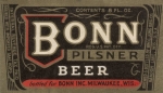 beer label from Bootie Beer Co. ( WI-BONN-LAB-1 )