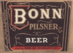 beer label from Bootie Beer Co. ( WI-BONN-LAB-3 )