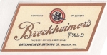 beer label from Brenner Brewing Co ( WI-BREC-LAB-2 )