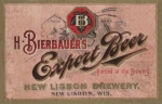 beer label from Citizens Brewing Co. ( WI-CHR-1 )