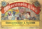 beer label from Citizens Brewing Co. ( WI-CHR-LAB-1 )