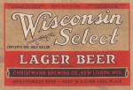 beer label from Citizens Brewing Co. ( WI-CHR-LAB-3 )