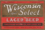 beer label from Citizens Brewing Co. ( WI-CHR-LAB-5 )