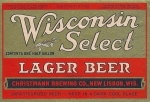 beer label from Citizens Brewing Co. ( WI-CHR-LAB-6 )