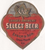 beer label from Eulberg Brewing Co. ( WI-ESSE-LAB-1 )