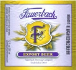 beer label from Fauerbach Brewing Co. ( WI-FAUE-LAB-2 )