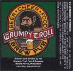 beer label from Gutsch Brewing (Products) Co. ( WI-GRUM-LAB-1 )